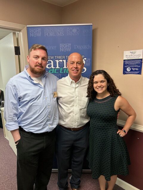 NTT Annual Lunch Executive Director Charley Smith, Steven Anderson, the Township's Community Partnership Coordinator, and Gail Schitzer-Eisenberg, the Township Supervisor, attended the annual New Trier Township providers luncheon